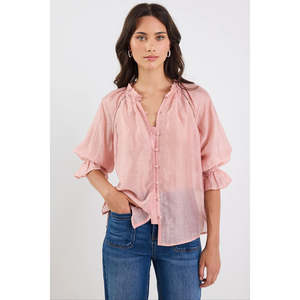 Encounter Blush Textured Top