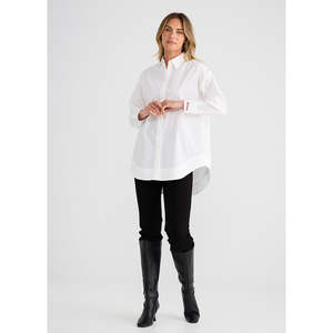 Gemma Shirt White Je t'aime