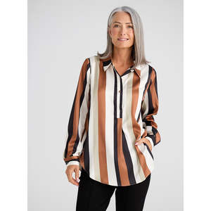 Astrid Shirt Oakley Stripe