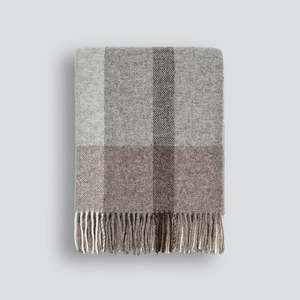 Homewares Living: Brunswick Wool Throw Fawn