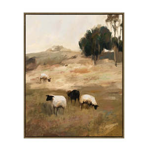 Homewares Living: Flock Framed Canvas