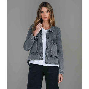 Third Story: Caroll Denim Jacket Wash Black