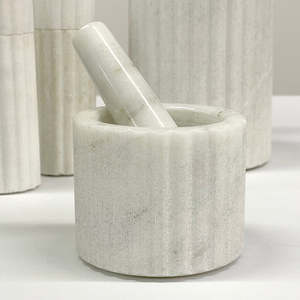 Serving Table: Mason Mortar & Pestle