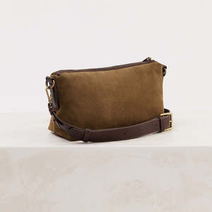 Suede Teddy Bag Chestnut
