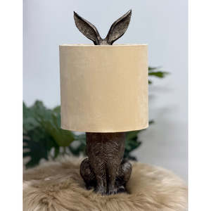 Homewares Living: Bunny Table Lamp Brown/Champagne