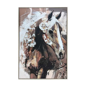 Natures Horse Framed Canvas