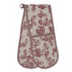 R&H Berry Double Oven Glove Red