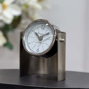 Room Decor: Round Clock Nickel