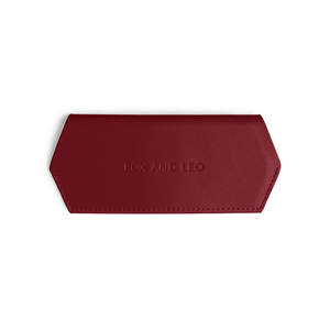 Jewellery: F&L Glasses Case Burgundy