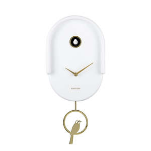 Tweet Clock White