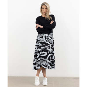 Conscious Dress Ivory Print