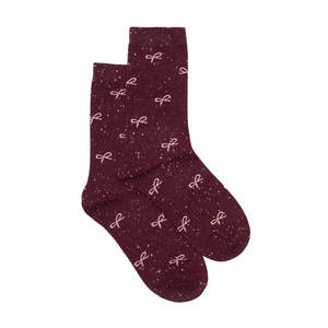 Merlot Bow Sock