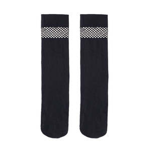 Black Net Top Stocking Socks