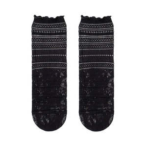 Socks: Victoria Stocking Socks Black