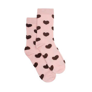 Socks: Pink Heart Socks