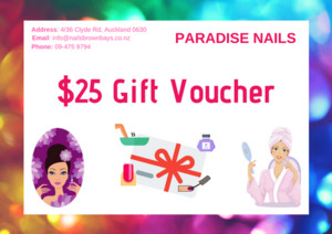 Gift card paradisenails