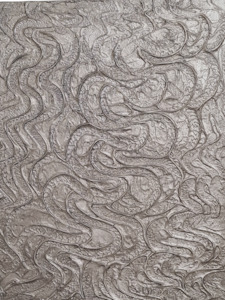 Silver Abstract Wall Art - Sculpting Painting with Unique Designs