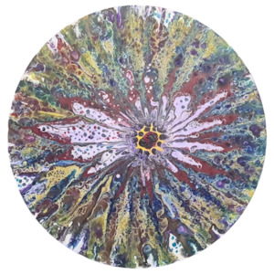 Recommended: Round Acrylic Painting