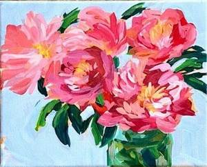 A vase of peonies - Art In Bloom Academy