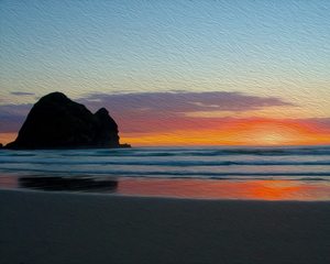 Piha Sunset - Art In Bloom Academy