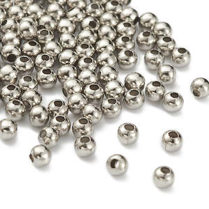 Spacers Bead Caps: 100pc 304 Stainless Steel Spacer Beads