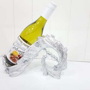 Wine Holders: Silver Shell Wine Holder
