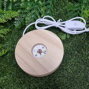 Himalyan Salt Gemstone Lamps: Large USB LED Crystal Display Base