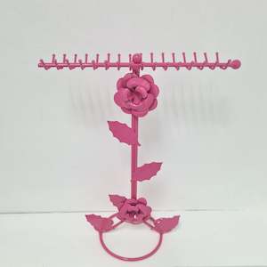Jewellery Display Stands: Pink Rose Jewellery Display Stand