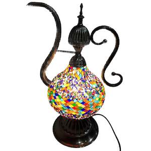 Turkish Mosaic Teapot Lamp - TL10