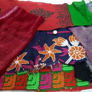Sari Trims and Fabric Scraps