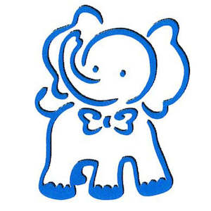 EZ Cut Elephant Double Embossing Plate