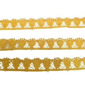 Trims: Yellow Lace Trim