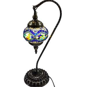 Turkish Mosaic Swan Lamp Tall TL17