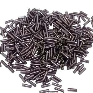 Seed Beads: 15g 7mm Purple S/L Bugle Beads