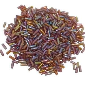 Seed Beads: 15g 5mm Mixed & Purple Blue Bugle Beads