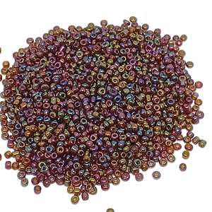 15g 11/0 2mm Mixed & Purple Blue Iris Seed Beads