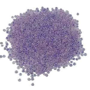 15g 11/0 2mm Mauve Lined Seed Beads