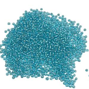 Seed Beads: 15g 11/0 2mm Light Blue Seed Beads