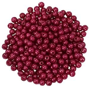 10g 3mm Purple Acrylic Spacer Beads