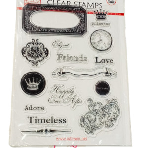 Scrapbooking Stickers: Fairytale Silicone Clear Stamps