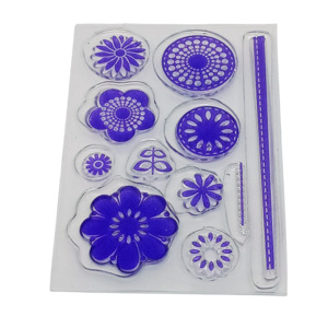 Floral Silicone Clear Stamps