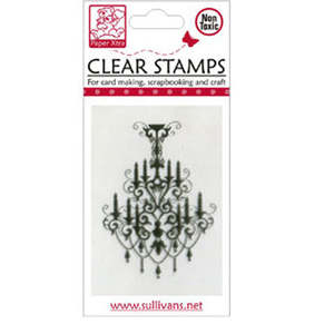 Scrapbooking Stickers: Chandelier Silicone Clear Stamp