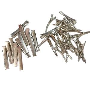 CLEARANCE! 38pc Mixed Silver Alligator Hair Clips
