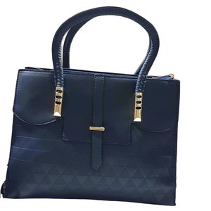 Bags And Wallets: 2 pc Large Dark Blue Handbag