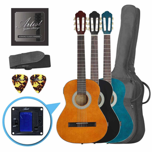 Products: Artist CL34 - 3/4 Size Classical Nylon String Guitar Pack - Amber
