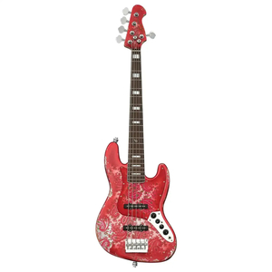 Products: Artist AJB5 15th Anniversary Paisley Relic 5 String Active/Passive Bass Guitar