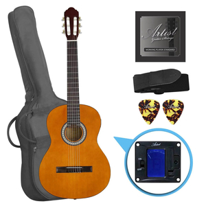 Products: Artist CL44AML Left Handed Full Size Classical Guitar Pack