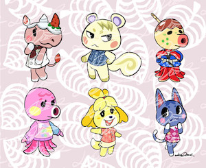 Animal Crossing Mousepad Artistic Alchemy