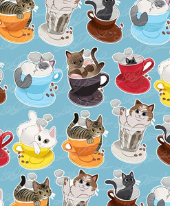 Products: Coffee Cats Mousepad Artistic Alchemy