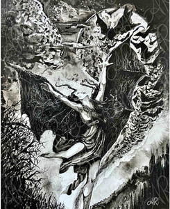 Products: Dancing with Bats Mousepad Artistic Alchemy